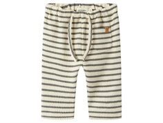 Lil Atelier turtledove/pewter striped trousers